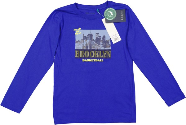 Neu! Blue Seven Jungen Langarmshirt Gr. 128 Blau-image