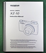 Olympus XZ-10 Instruction Manual: 89 Pages with Protective Covers 