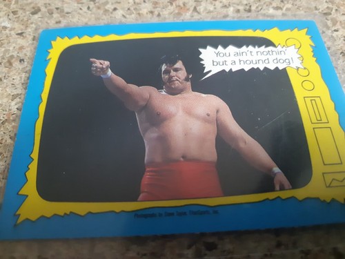1987 WWF O-Pee-Chee #73 Honky Tonk Man WWE WCW