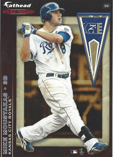 ERIC HOSMER KANSAS CITY ROYALS FATHEAD TRADEABLES REMOVABLE STICKER 2014 #35 - Picture 2 of 3