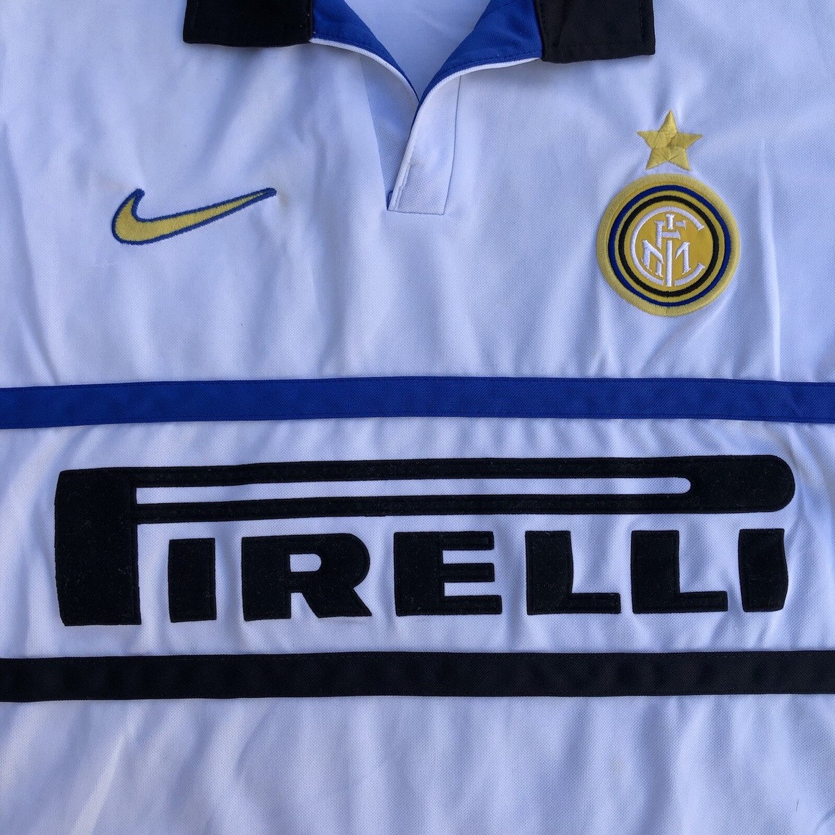 Rare Nike Inter Milan 1998/99 Away Football Shirt/Trikot Rare Nike Inter Milan 1998/99 Away Football Shirt/Trikot
