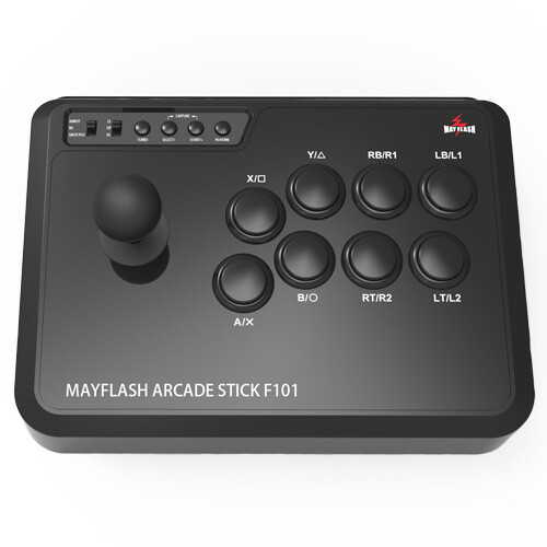 MAYFLASH Arcade Stick F101 for Nintendo Switch/PC/PS3/Android/Neogeo Mini - Picture 2 of 4