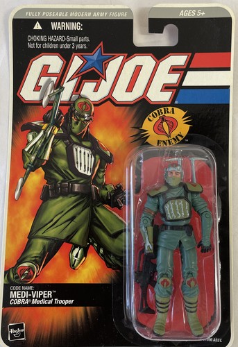 G.I. Joe Cobra Medi-Viper COBRA Medical Trooper Action Figure 2005 - Picture 8 of 8