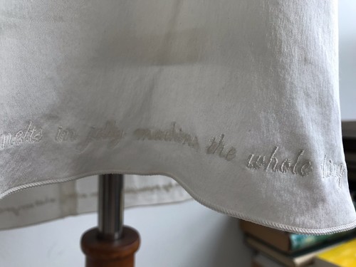 Undercover Undercoverism SS 09 Silk Dress w Patti Smith Poem on Hem Sample New - Picture 10 of 12