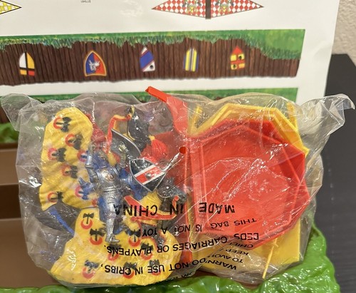 Vintage Britains Knights Of The Sword Castle Jousting Set Rare 7791 7794 7778 - Picture 9 of 23