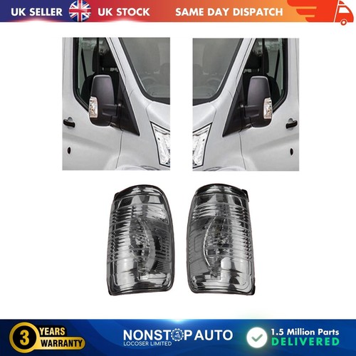Wing Mirror Indicator Repeater Lens Light Left&Right Side For FORD Transit