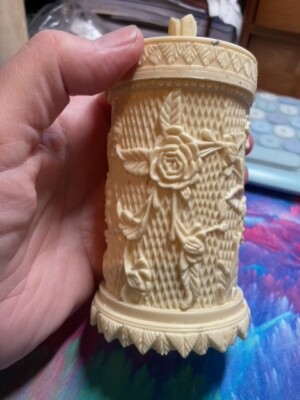 VINTAGE 60ER JAHRE HERGESTELLT IN HONGKONG CELLULOID TIKI COCKTAIL GABELN UND HALTER