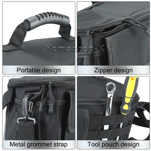 Bolsas de maletero para Jeep Wrangler JK JL 4 puertas coche guardar ordenar bolsa de herramientas de viaje - Imagen 6 de 11