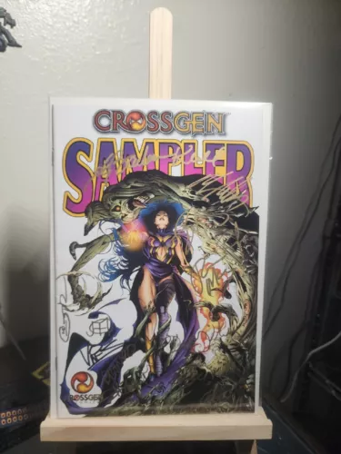 Crossgen Sampler And Crossgenesis Signed By Brandon Peterson And Various Others 
