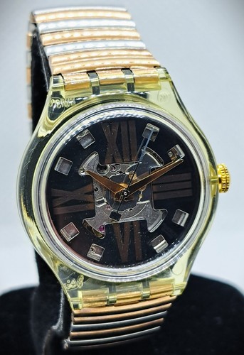 Swatch Automatic Watch The Originals SAK107 "Copper Rush" - 1992 - Vintage - - Picture 11 of 24