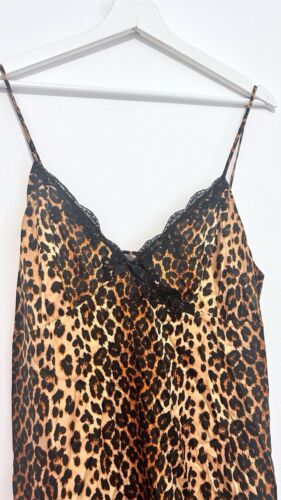 Vestido sin Mangas Agent Provocateur Estampado de Leopardo Babydoll Molly Muestra Talla 16 £445 - Imagen 9 de 20