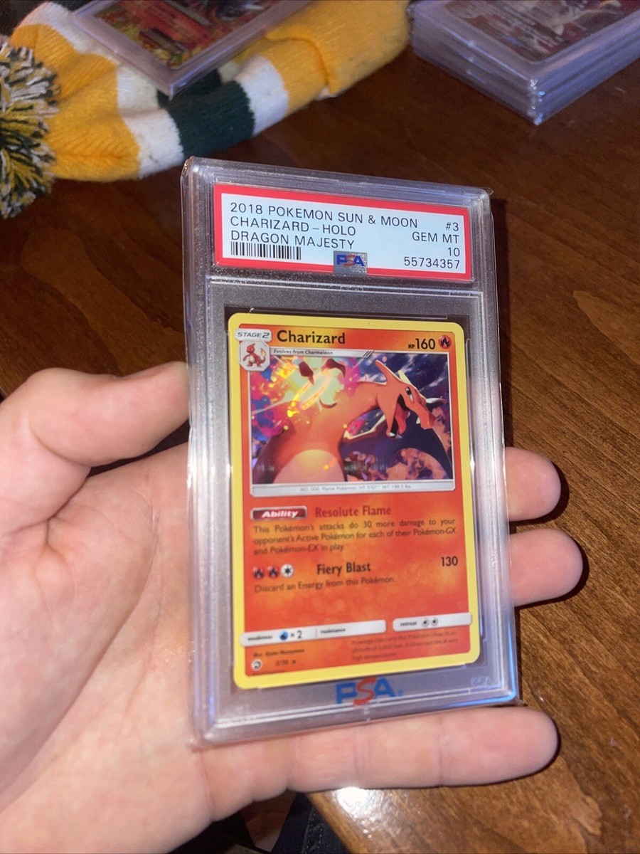 2018 PSA 10 Charizard Holo #3 Pokemon Sun & Moon Dragon Majesty | eBay 2018 PSA 10 Charizard Holo #3 Pokemon Sun & Moon Dragon Majesty | eBay