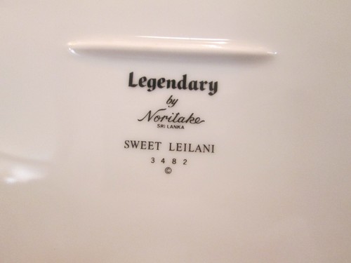 Noritake SWEET LEILANI China 11 1/2'' Oval Serving Platter ~ MINT! - Picture 4 of 4