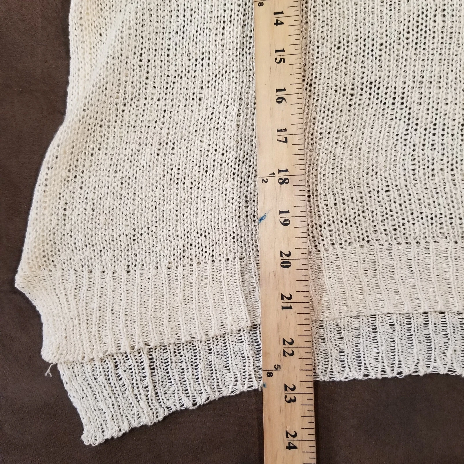 OFF WHITE ANTHROPOLOGIE POL MAGLIA APERTA FELPA CON CAPPUCCIO MAGLIONE STILE HST1 AVORIO SMALL