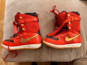 Nike Zoom Force 1 Snowboard Boots Mens Size 13 Tiger Rabbit ZF1 Vintage Rare 09