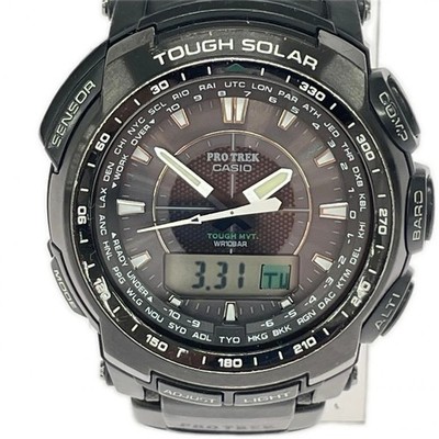 CASIO PRO TREK PRW-5100YT Multi-Band 6 robuste Solar Analog Digital Uhr