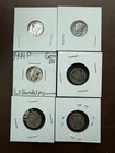 Lot of (6)-90% Silver  Mercury Dimes- 1927 1936 1942 1943 (2) 1944-P