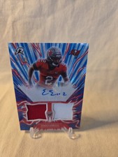 2026 Topps Resurgence Emeka Egbuka Dual Patch Auto Blue /99 Bucs RPA