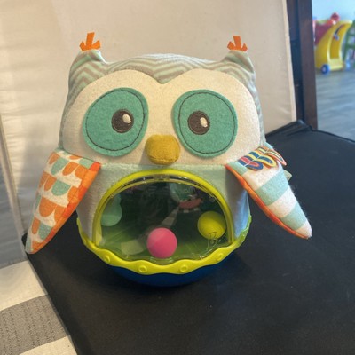 B.toys Owl Be Back Roly Poly Owl Lights & Sound 6M+. Tested.