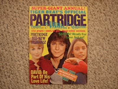 Tiger Beat's Official Partridge Family Magazine Super-Giant Annual Aug 1972