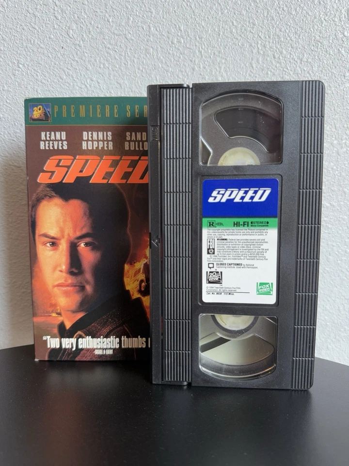 Speed VHS 1994 & Speed 2 - RARE Premiere Series Set Keanu Reeves - Image 4 of 4