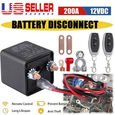 Car Battery Switch Disconnect Power Kill Master Isolator Cut Off Remote Control