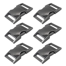 Bytiyar Buckle 6 pcs 1 inch25mm Quick Side Release Clips Metal Buckles for