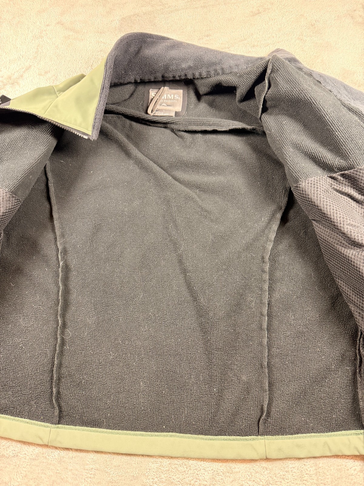 Simms WINDSTOPPER Softshell Jacket Mens Large Sag… - image 7