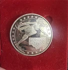 1987 Wonder Woman 1 Troy Oz .999 Fine Silver Round Hamilton Mint DC Comics