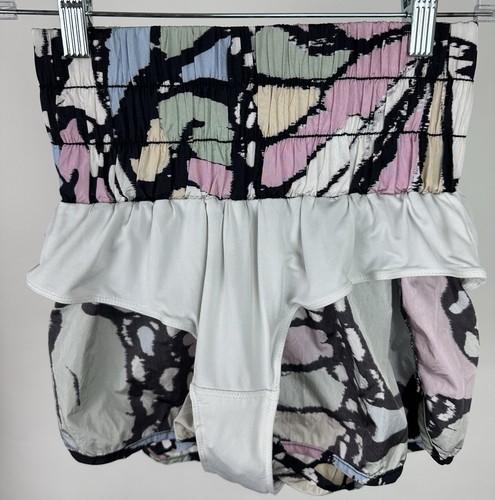 Pantalones Cortos Free People Movimiento Pequeños Nylon Entrenamiento Gimnasio Estampado Mariposa Cintura Alta - Imagen 8 de 14