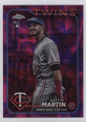 2024 Topps Chrome Update Debut /299 Austin Martin #USC136 Rookie RC 1g2w