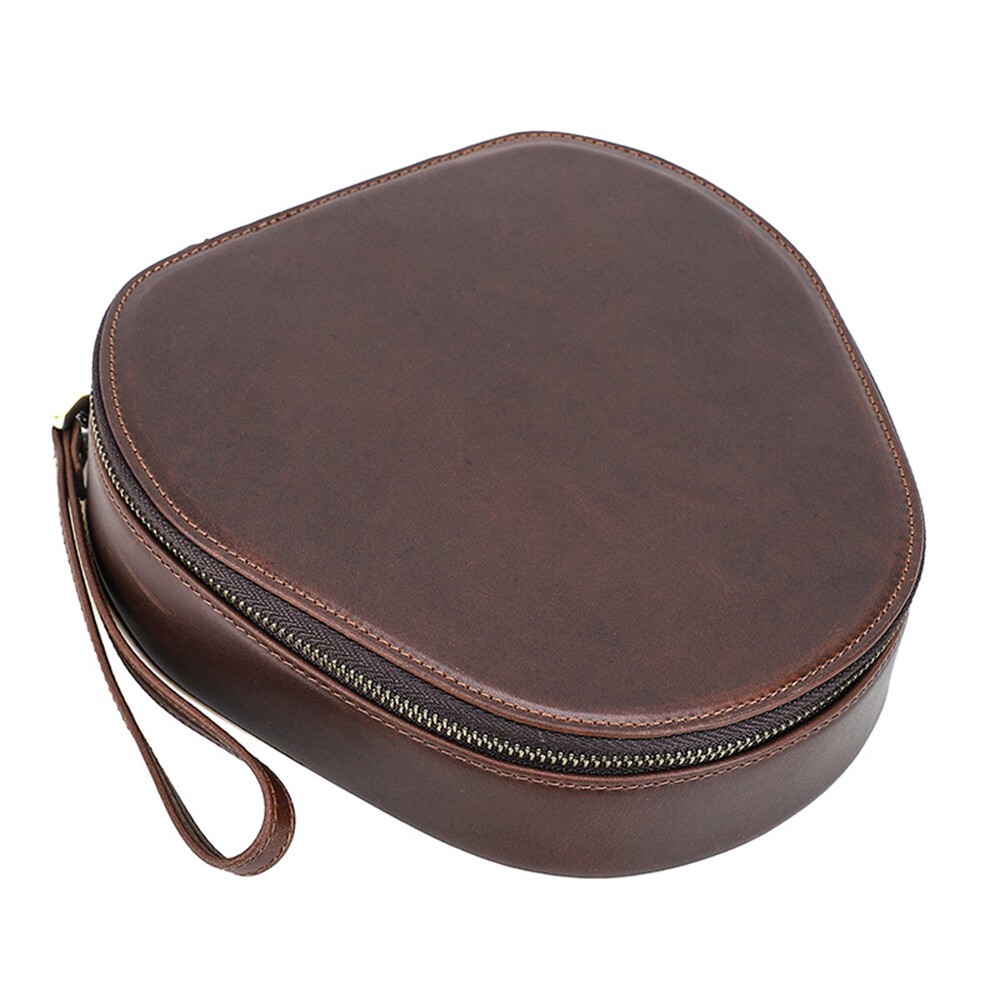Genuine Leather Case For Apple AirPods Max Headphone Travel Box Hard Storage Bag