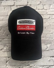Freightliner Trucks Custom Chassis Curved Bill Black Strapback Hat Cap Nwot Freightliner Trucks Custom Chassis Curved Bill Black Strapback Hat Cap Nwot