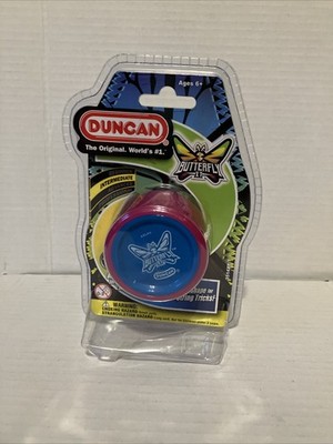 DUNCAN BUTTERFLY XT BALL BEARING YO YO Pink Blue