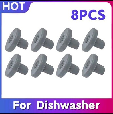 8X Lower Bottom Dishwasher Basket Wheels For Dishlex