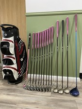 Ladies Callaway big Bertha gems Golf Club Set with cobra driver & motocaddy bag