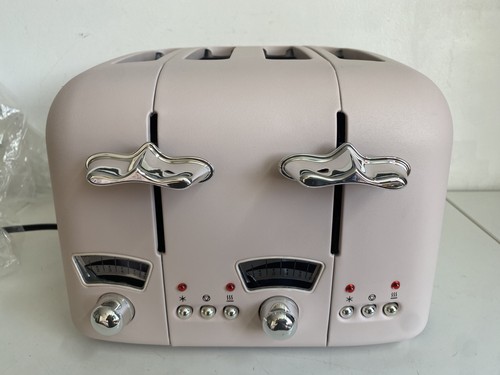 De'Longhi CT04.PK Argento Flora 4 Slice Toaster - Pink