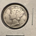 1944 Mercury Dime Silver 10C Circulated Business Strike Uncertified US Coin