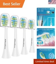 4 Pack Medium Soft Toothbrush Replacement Heads for 7AM2M AM101/AM105/AM110