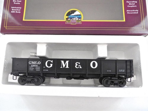Góndola calibre O MTH Premier 20-95487 Gulf Mobil y Ohio Drop Bottom nueva | Condition: New
