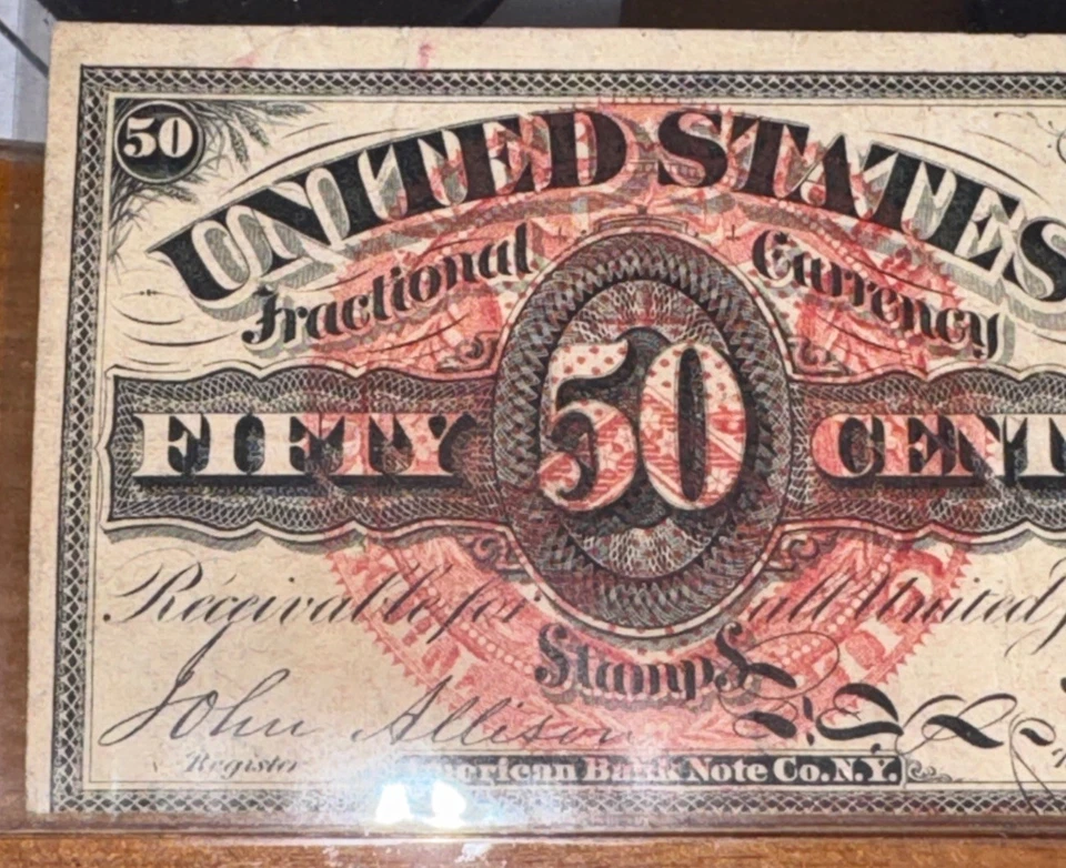 Fractional Currency, 50c Fifty Cents Lincoln - Image 2 of 4