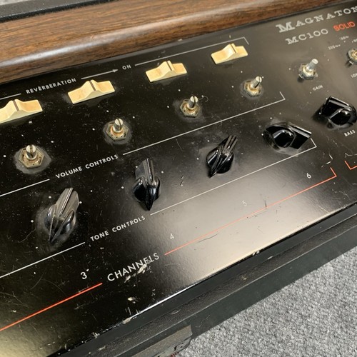 Vintage 1968 MAGNATONE Estey MC100 PA Mixer. AS-IS UNTESTED. No power cord? - Picture 4 of 20