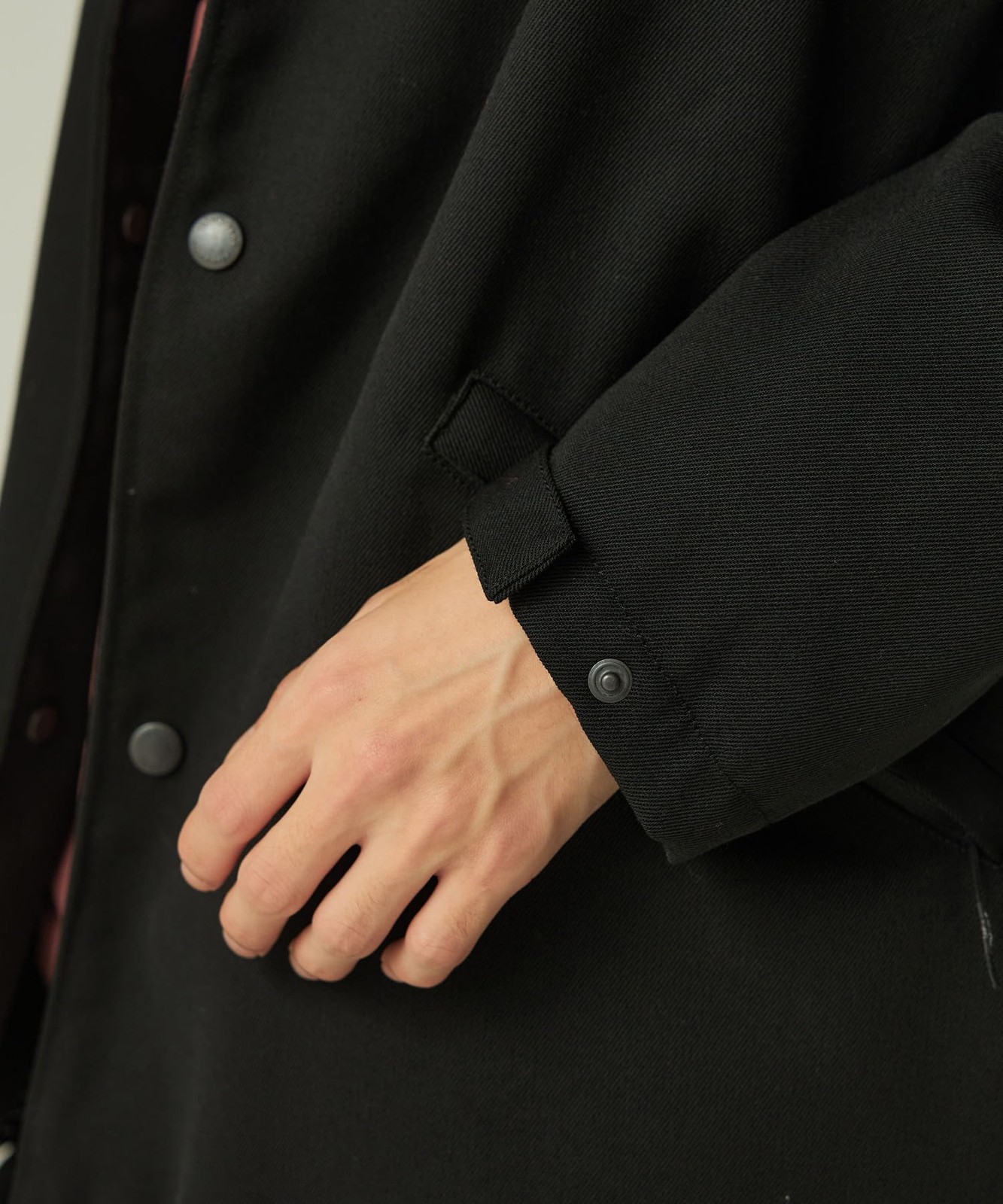 Snow Peak Hybrid Wool Coach Jacket Jk-25Au013, Outerwear, Men'S/Women'S, Black,_ thumbnail 7