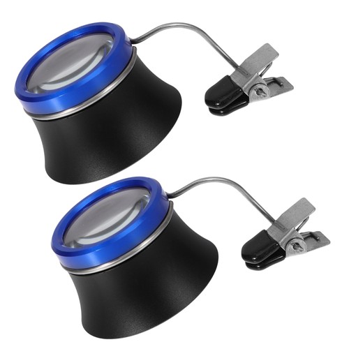 2 lupas para ojos para relojeros joyeros lupa lupa joyería lupa - Imagen 7 de 12