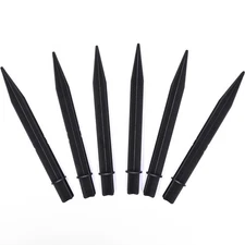 6-Pack 8.25" Replacement Ground Spikes – Heavy-Duty Plastic Stakes for Outdoors