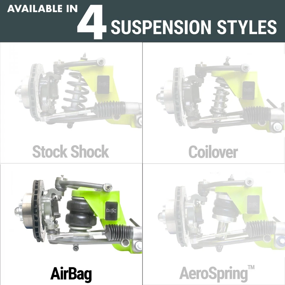 49-64 Studebaker Car Mustang II IFS Air Ride 2" Drop 5x5 Power LHD Rack Sin Xmem Foto 3 de 4