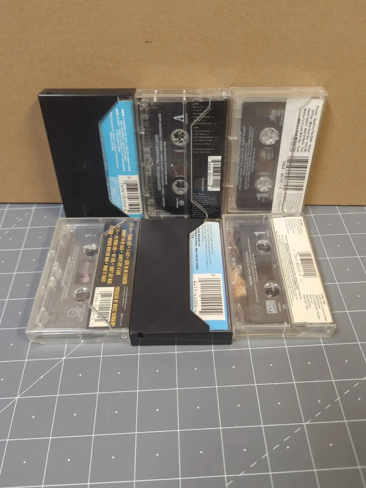 Classic Rock & Metal Cassette Lot Skid Row, Alice Cooper, Queensryche, Aerosmith Foto 3 de 4