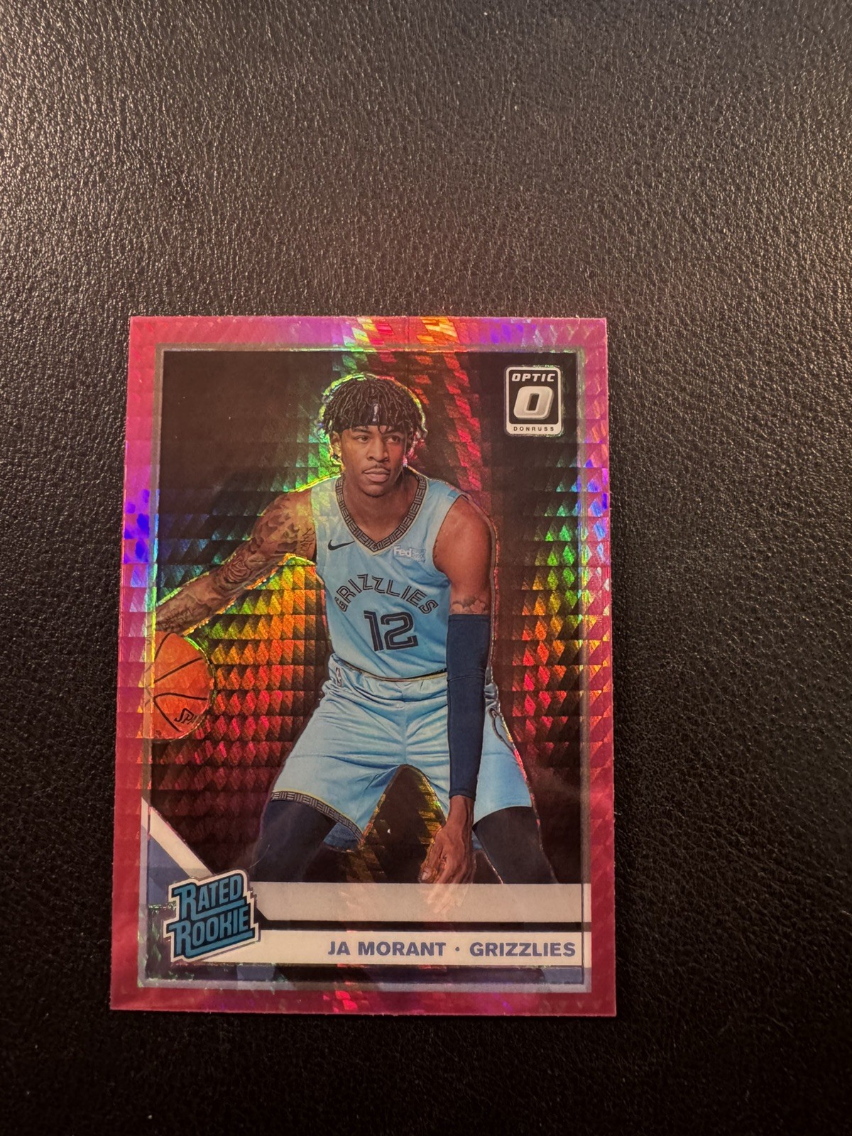 2019-20 Panini Donruss Optic - Rated Rookie Ja Morant #168 Pink Hyper Prizm (RC)