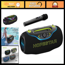 Portable Bluetooth Speaker, RGB Lights, 10M Range, Heavy Bass, 200W Power