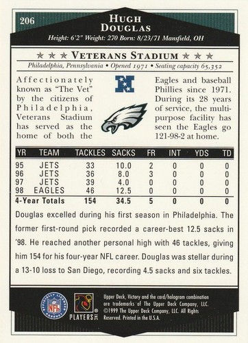 ๐ 1999 Upper Deck Victory Football Cards | You Pick! Complete Your Set ๐จ - Picture 88 of 126